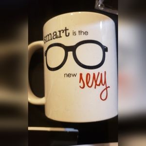 "Smart is the new Sexy" coffee cup or mug for hot cocoa